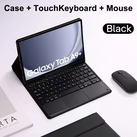 Tablet Case for Samsung Galaxy Tab A9 Plus 11inch Detachable Bluetooth Keyboard Case For Samsung Tab
