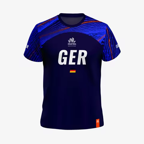 Germany VNL Blue Jersey - Volleyball Jersey 3d Printing Sports Dry Quickly Men's T-Shirt Children's 