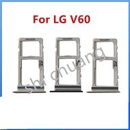 For LG V60 Sim Card Tray Slot Holder Card Holder Reader SD Slot Adapter Replacement Parts