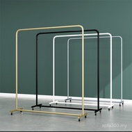 Exhibition Clothes Floor-standing Women's Clothing Store Movable Gantry Rack Wheeled Rack Shelf Disp