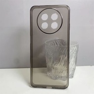 適用榮耀暢享60X手機殼新款透黑保護套全包邊直邊防摔軟TGAN00矽膠軟套永不發黃復古全包邊扛耐用相框凹凸感-凹糟 直邊 透黑 軟套 暢享60X