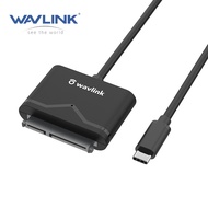 Wavlink USB C to SATA Adapter with 50cm pigtail cable- External SATA III Hard Drive Connector for 2.