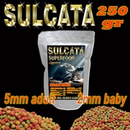 SULCATA SUPERFOOD PELLET SUPER MAKANAN TORTOISE CENTHROCHELYS SULKATA KURA-KURA DARAT PAKAN TORTO AD