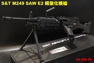【翔準軍品AOG】補貨中 S&amp;T M249 SAW 輕量化機槍 STAEG103E2BO 輕量化機槍 電動槍 電槍
