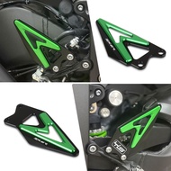 Motorcycle Accessories CNC Pedal Guard Rear Pedal Guard Heel Plate Decorative Fit For ZX-6R ZX6R ZX 