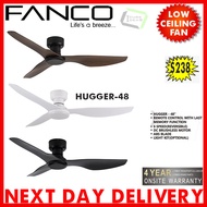 [SG SELLER] FANCO CO-FAN HUGGER 48" DC CEILING FAN WITH REMOTE & OPTIONAL LIGHT |Local Singapore war