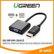 UGREEN DP109 DisplayPort to VGA Adapter 1080P 60Hz Male to Female - DP Cord PC Laptop Monitor Projec