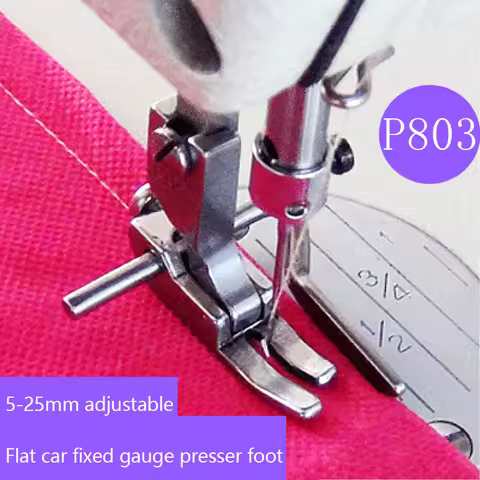 P803 Steel Guide Quilter Presser Single Needle Industrial Sewing Machine Right Rod Quilting Foot Adj