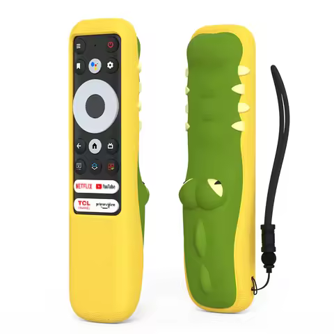 Sikai silicone Case for RC902N FMR1 Smart TV Voice Remote Protective Cover for TCL TV 75S446 85S446