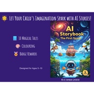AI eStorybook: The First Spark | Printable Kids Bedtime+ Badge Rewards + Colouring + AI Fun | AI 创作儿