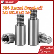 Screw Bolt Thread Stand-off Round Male 304 Stainless Steel  Round Standoff Male To Female Stand-off 