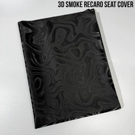 Rider-Approved 3D Smoke Moto Seat Cover - Durable All-Weather Shield