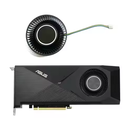 Original New 78MM 4PIN PLB08025B12HH CF7525U12D GPU Fan for Asus RTX 3070 TI 3080 3090 Turbo Video C