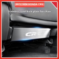 For 2023/2024 HONDA CRV Seat Anti-Kick Backrest Stainless Steel Rear Anti-Kick Plate Protective Case