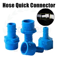 PVC Hose Quick Connector Adapter for 20/25mm to 8/10/12/16mm Pipe Fitting