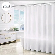 Shower Curtain Thick Waterproof Bathroom Curtain/Curlain - 180x180 White 2106
