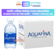 Nước Uống Tinh Khiết Aquafina - Thùng 4 Chai x 5L