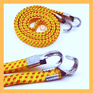 [CARGO ROPE PH] Motorcycle Luggage Strap YELLOW 1PC Tali sa Motor with Hook E-bike Elastic Rope Bicycle E-Bike Strap with Hook Luggage Travel Accessories