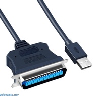 zebeaacc USB To Parallel Printer Cable 36Pin USB Port Adapter Cable Printer
