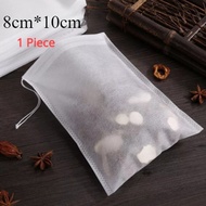 1 Piece Tea Bag Filter Empty Drawstring Pouch Bag Seal Filter Cook Herb Spice Loose Coffee Pouch