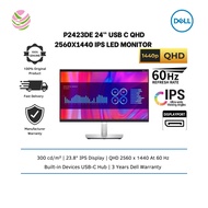 Dell P2423DE 24" Inch USB C QHD 2560x1440 IPS LED Monitor (USB C,DP, HDMI, RJ45) P2423DE