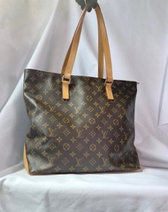 LV Cabas Mezzo Shoulder Tote Bag 手提包 手袋 日本中古vintage