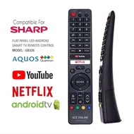 SHARP LED / Android TV /Smart TV OEM Remote Control GB326WJSA