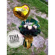 bouquet Fareha / Fareha bouquet / suprise tudung / tudung Fareha