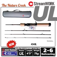 คันเบ็ด ตกปลา StreamWORK  The Nature Creek 454 UL  4 ท่อน 4.5 ฟุต  งาน Ultralight คัน 4 ท่อน คันสตรีม อุปกรณ์ตกปลา สินค้าคุณภาพ JOJO Thailand