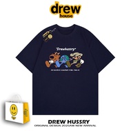 Drew Official Flagship Store Jungle Tiger American Cartoon Short Sleeve T-Shirt Pure Cotton Loose Co