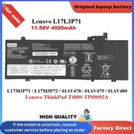 Lenovo L17L3P71 ThinkPad T480S 01AV478 01AV479 01AV480 SB10K97620 SB10K97621 TP00092A Laptop Battery