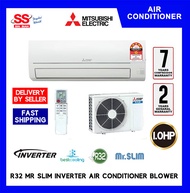 【 DELIVERY BY SELLER 】MITSUBISHI 1.0HP / 1.5HP / MSY-JS10VF / MSY-JS13VF R32 INVERTER AIR COND Air C