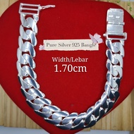 925 Silver Men's Bangle/925. Bracelet