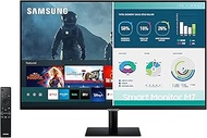 SAMSUNG 32" M7 Smart Monitor&amp;Streaming TV, 4K UHD, Adaptive Picture, Ultrawide Gaming View, Watch Netflix, HBO, PrimeVideo, AppleAirplay, Alexa,BuiltIn Speakers, Remote,HDMI,USB-C,LS32AM702UNXZA,Black