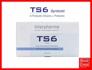 TS6 Probiotic ทีเอสหก โปรไบโอติก 1 กล่อง 45 ซอง ประกอบด้วย Multiple species Probiotic (โปรไบโอติก) ร