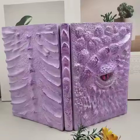 Colorful A5 Dragon Book Animated Resin Dragon Book Notebook Exquisite relief three-dimensional drago