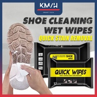 12pc 30pc 80pc Disposable White Shoes Cleaning Wet Shoe Wipes Shoes Cream Sneakers Cleaning Tissue T