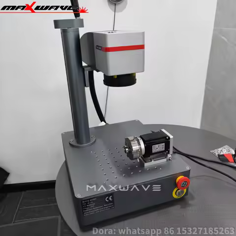 UV Fiber Laser Marking Machine 20W/30W/50W Air Cooling EZCAD Software for Metal Plastic Wood Engravi