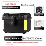 Durable Waterproof top box motorcycle hard plastic top box 45 liters for motorcycle top box motor bo