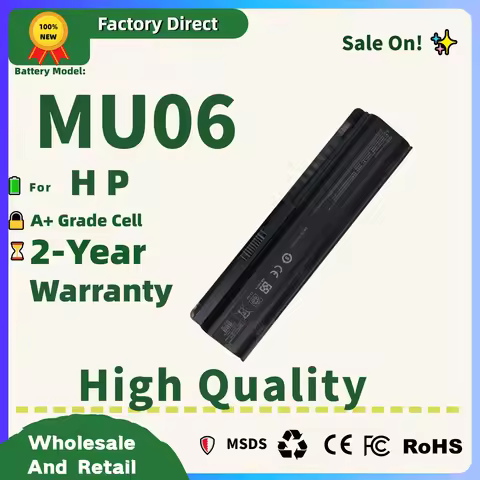 Factory Direct! MU06 Laptop Battery for HP Pavilion G4 G6 G7 CQ42 CQ32 G42 CQ43 G32 DV6 DM4 G72 5935