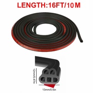 【L】10 meter karet Peredam Pintu Mobil Car Door Sealing Strip Adhesive Car Universal Sound Insulation