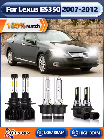 LED Canbus 9005 HB3 D4S Car Headlight Bulbs 60000LM 9006 HB4 Turbo Auto Fog Lamp For Lexus ES350 200