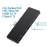 พื้นผิวPro 7 Dock Hub 7-In-2สำหรับMicrosoft Surface Pro 2019 4K HDMI USB C PDชาร์จ2 USB 3.0พอร์ต (5G