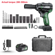 【Ready Stock】Tanzu MT-21V TZ-980 High Torque Brushless Cordless 3 in 1 Impact Wrench Driver Drill El