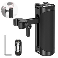 NATO Side Handle Grip with Up and Down Adjustable NATO Clamp, NATO Rail, Cold Shoe Mount, 1/4" Threa