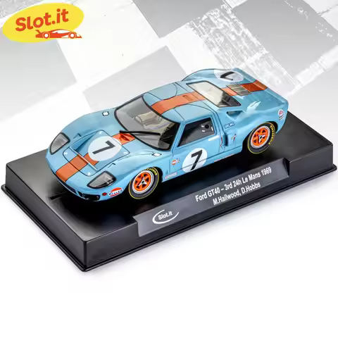 Slot.it Slot Car 1:32 CA18g FordGT 40 n.7 - 3rd 24h Le Mans 1969 Gulf