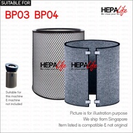 Dyson Air Purifier Big BP03 BP04 Compatible Hepa and Carbonate Filter - Hepalife
