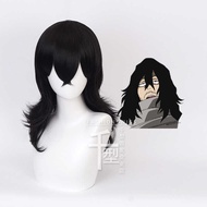 My Hero Academia Aizawa Shota cospy Wig Layered Large Roll High Temperature Silk