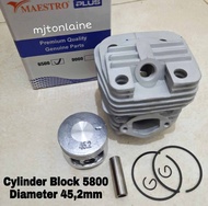 Cylinder Block Maestro Chainsaw 6500 Original