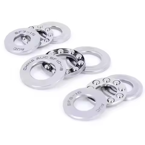 Steel Ball Stainless Thrust Bearing Stainless Steel Flat Pressure Bearing Internal Diameter 2 3 4 5